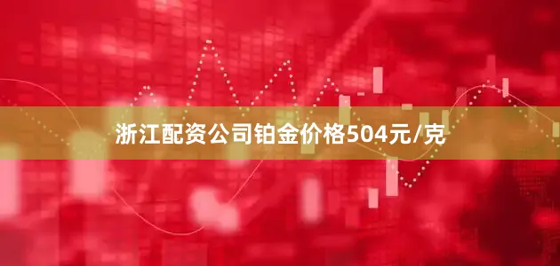 浙江配资公司铂金价格504元/克