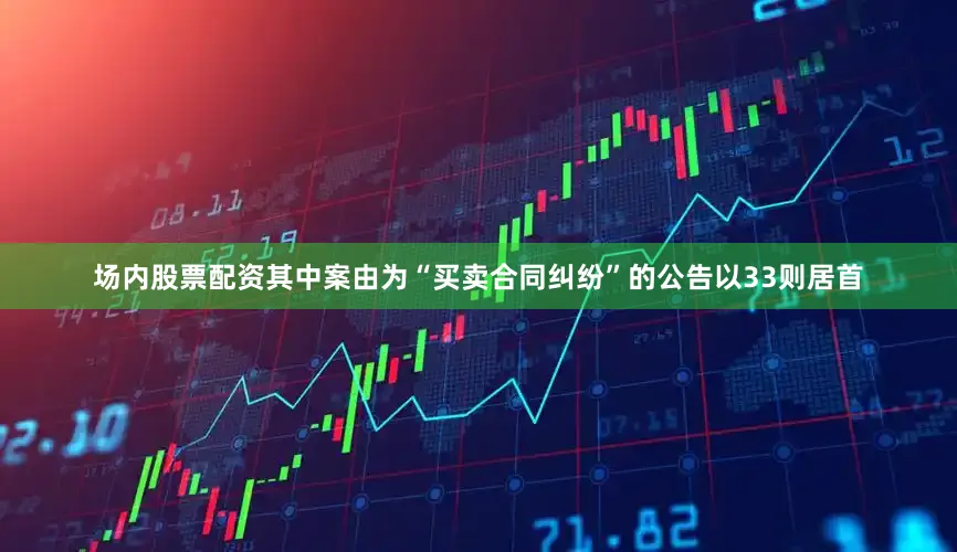 场内股票配资其中案由为“买卖合同纠纷”的公告以33则居首