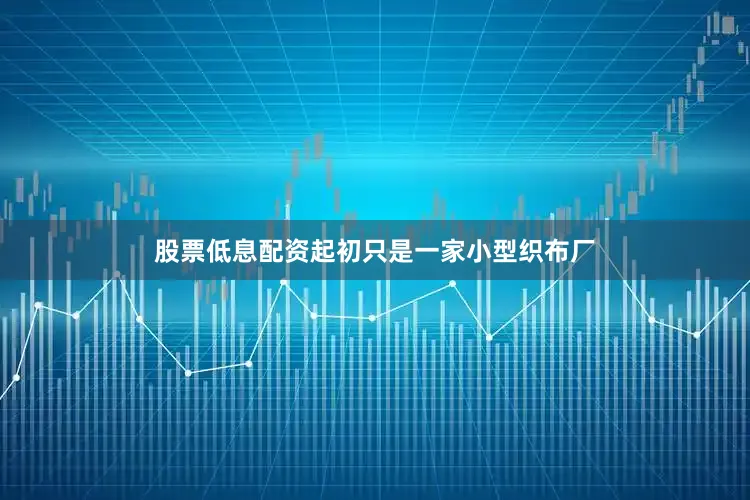 股票低息配资起初只是一家小型织布厂